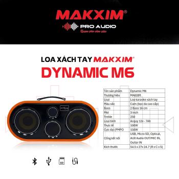 LOA XÁCH TAY MAKXIM DYNAMIC M6