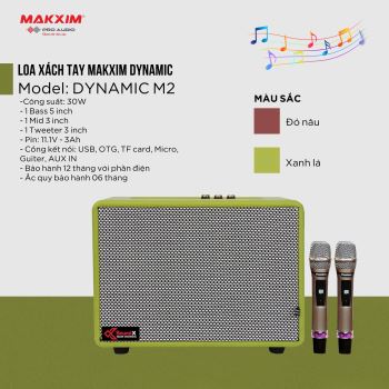 LOA XÁCH TAY MAKXIM DYNAMIC M2
