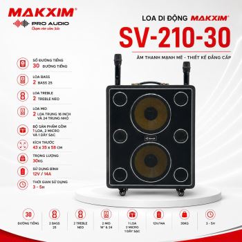 LOA DI ĐỘNG MAKXIM MODEL: SV-210-30