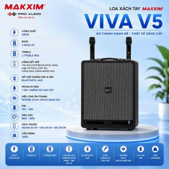 LOA XÁCH TAY MAKXIM MODEL: VIVA V5